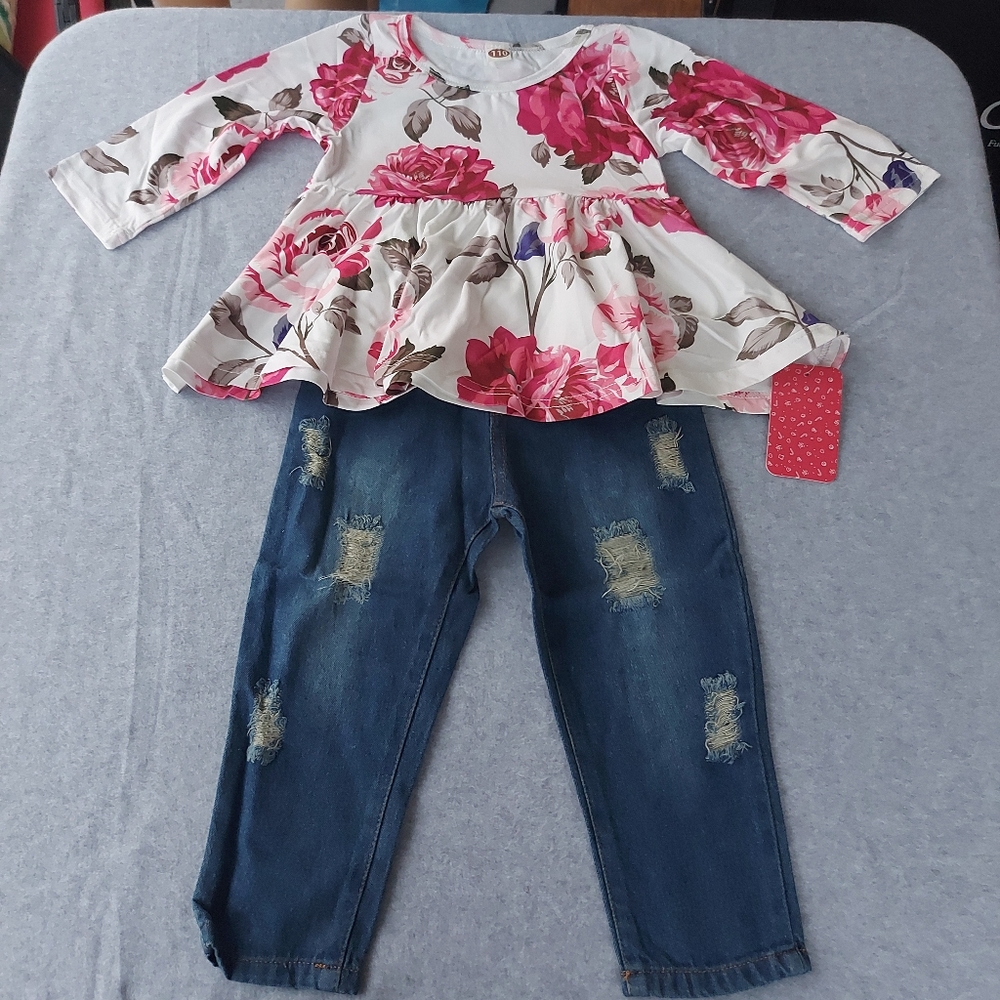 Baby girl matching set